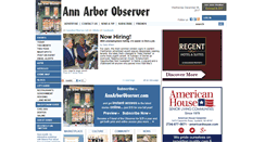 Desktop Screenshot of annarborobserver.com